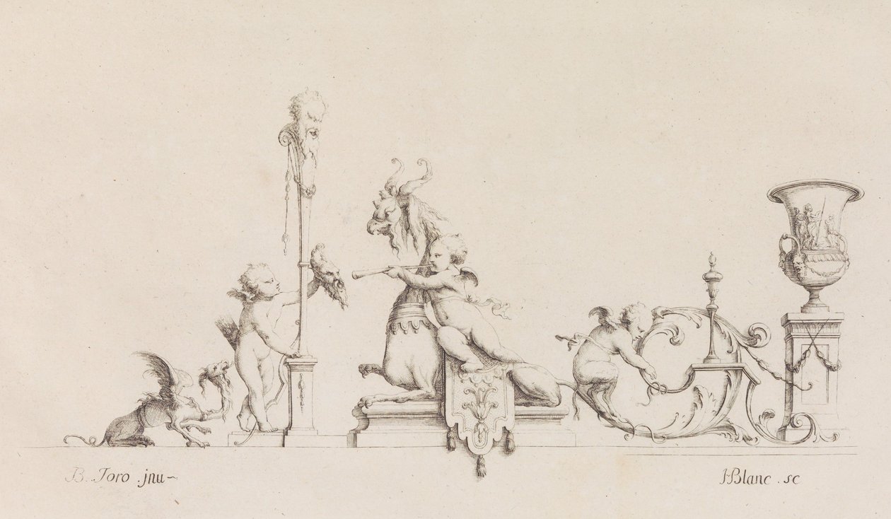 Designs til mange anvendelser Opfundet af M. B. Toro, 1718 eller senere., 1718 eller senere. af Jean Bernard Toro