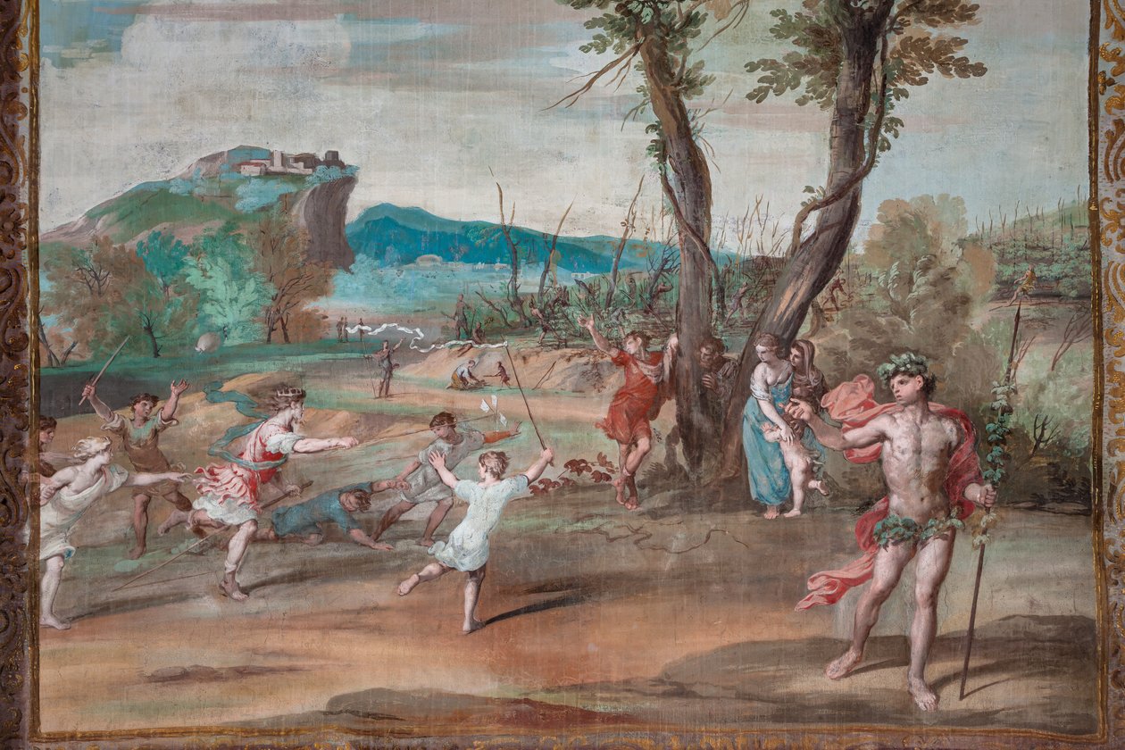 Lykurgos gjort gal af Bacchus af Jean Boulanger