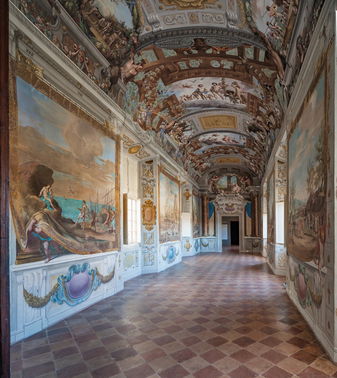 Udsigt over Bacchus-galleriet af Jean Boulanger