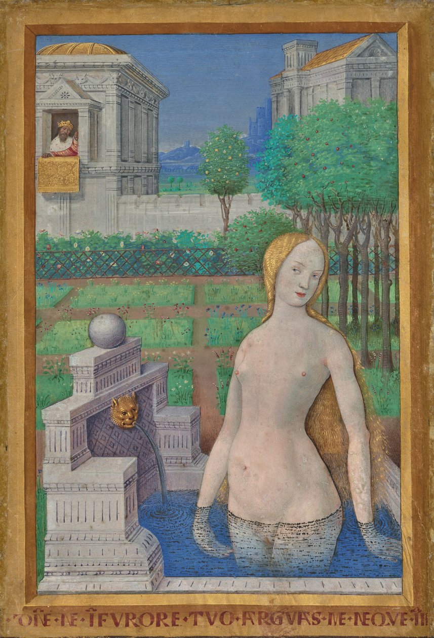 Et blad fra Ludvig XII’s tidebog af Jean Bourdichon