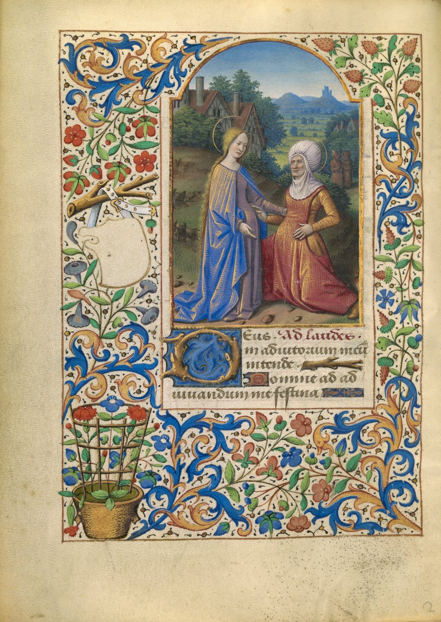 Die Heimsuchung af Jean Bourdichon