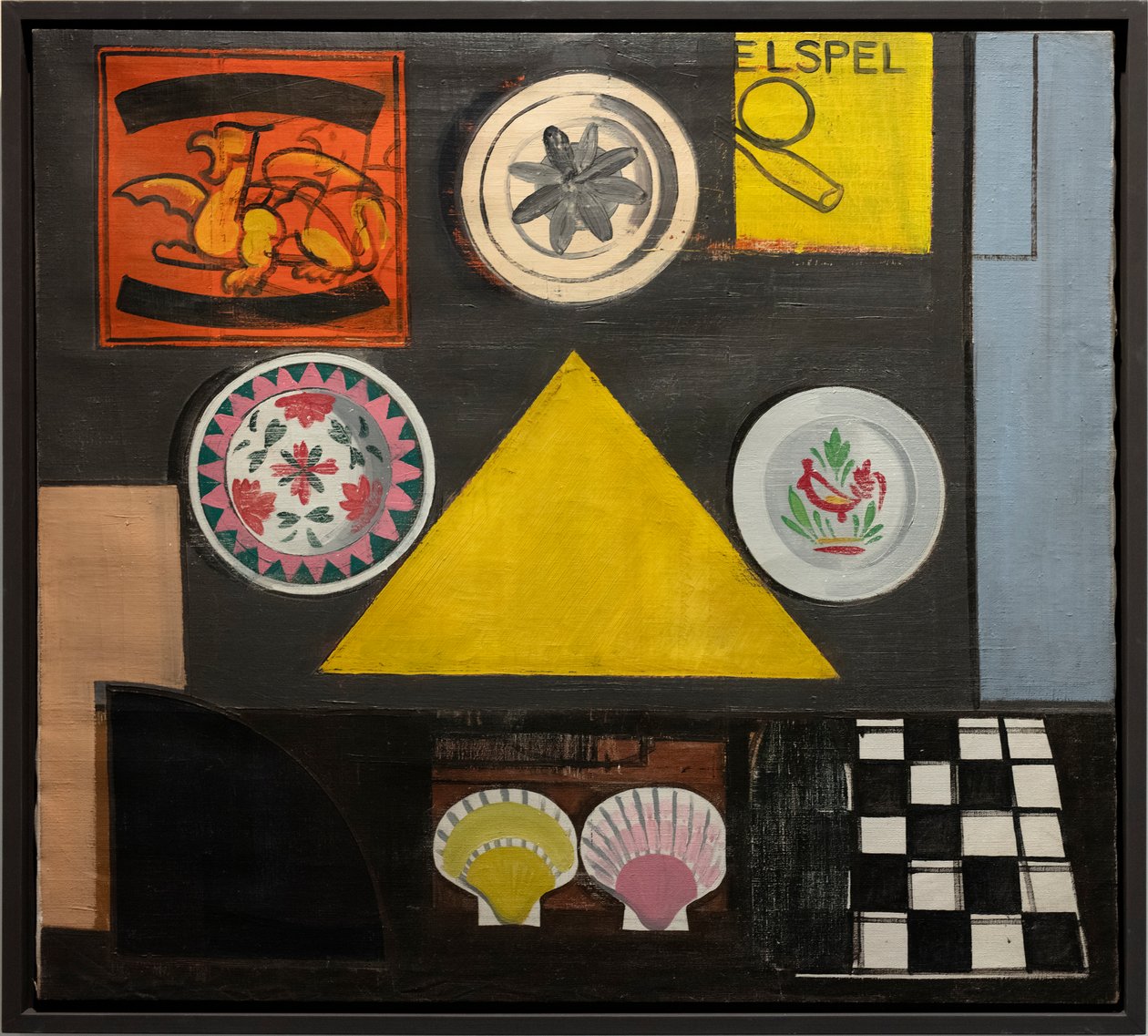 Nature morte au griffon (Stilleben med grif) af Jean Brusselmans