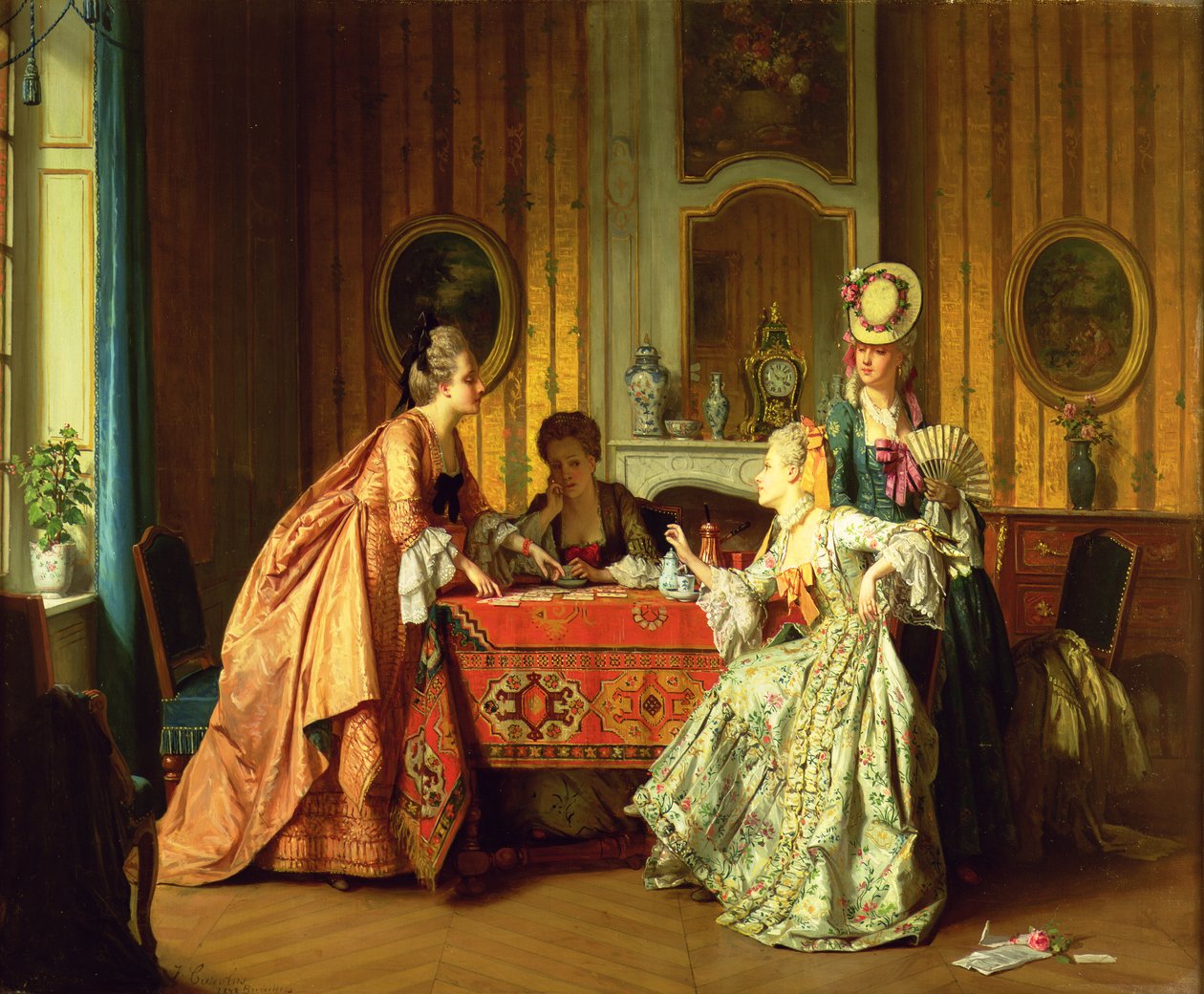 En smuk hånd, 1873 af Jean Carolus