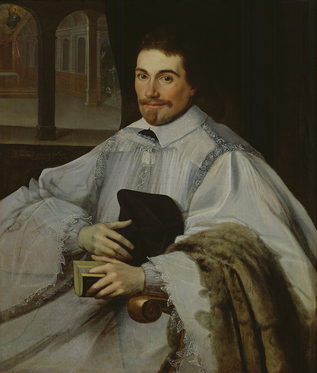 Portræt af en kanon, 1623 af Jean Chalette