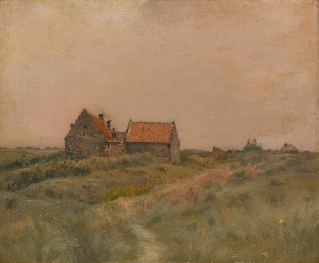 oktober dag af Jean Charles Cazin