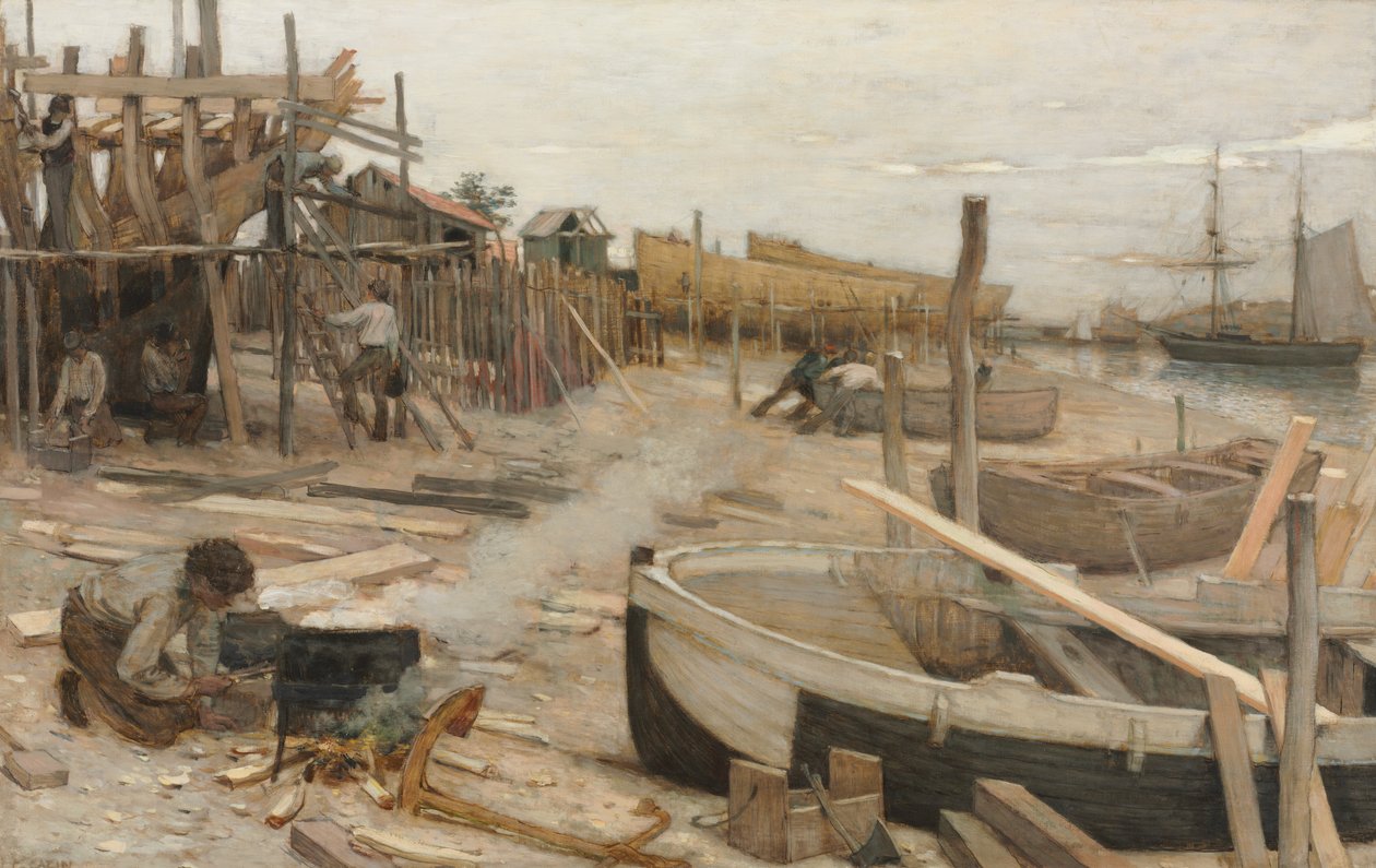Bådeværftet af Jean Charles Cazin