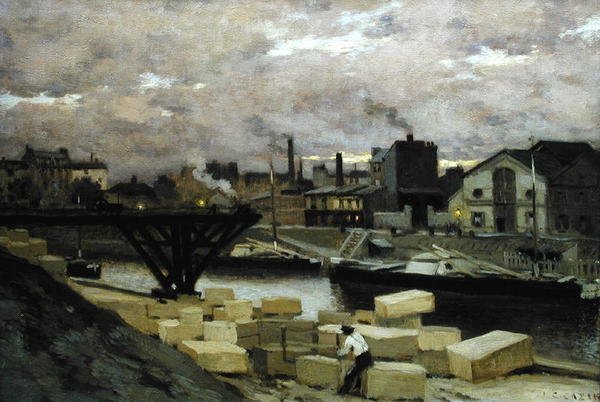 Kajen, ca. 1885-90 af Jean Charles Cazin