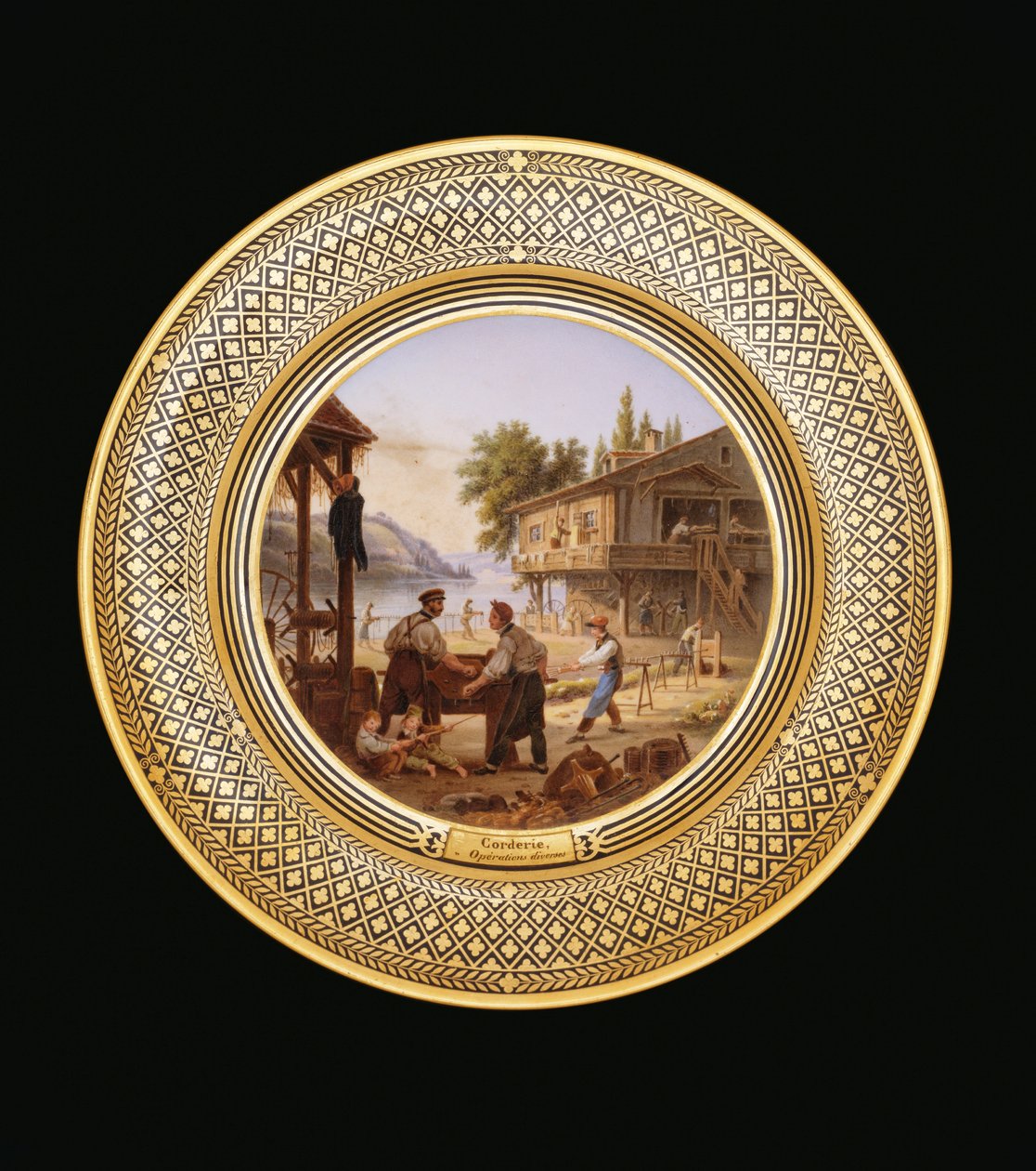 Rebfabrik, c.1820-35 af Jean Charles Develly