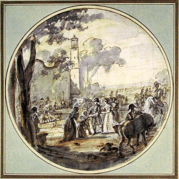 Napoleon I (1769-1821) ved Saint-Cloud af Jean Charles Develly