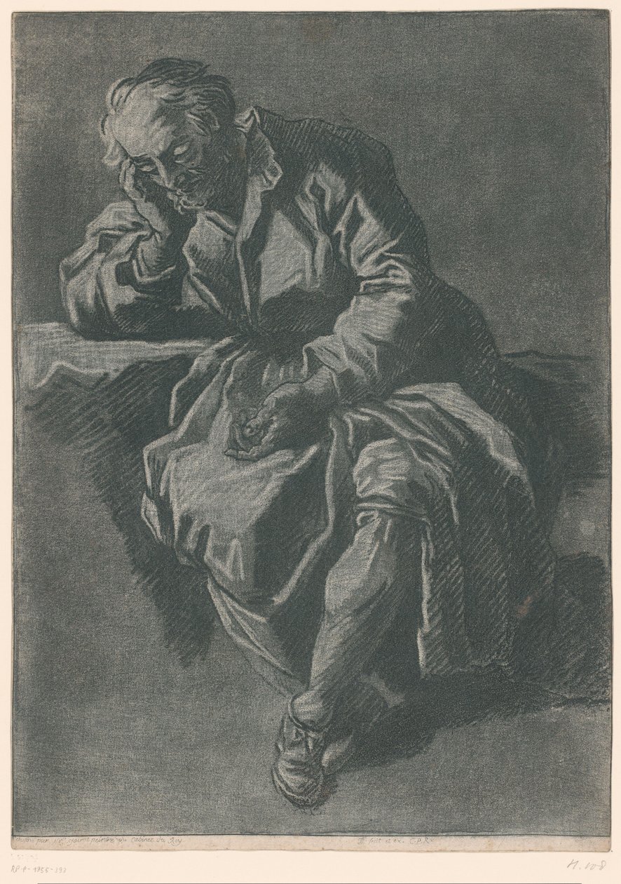 siddende mand af Jean Charles François