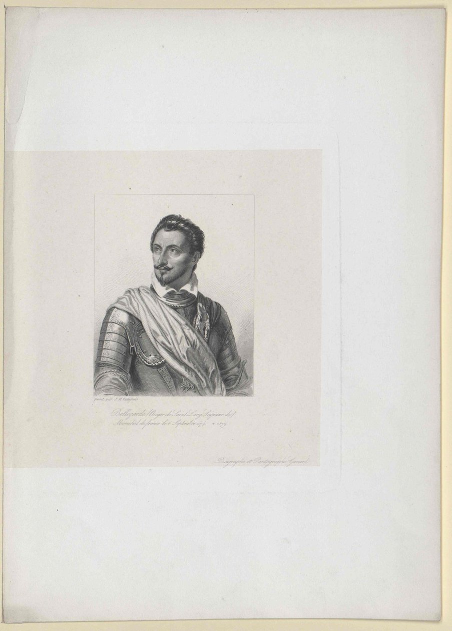 Roger Bellegarde (print) af Jean Charles Langlois