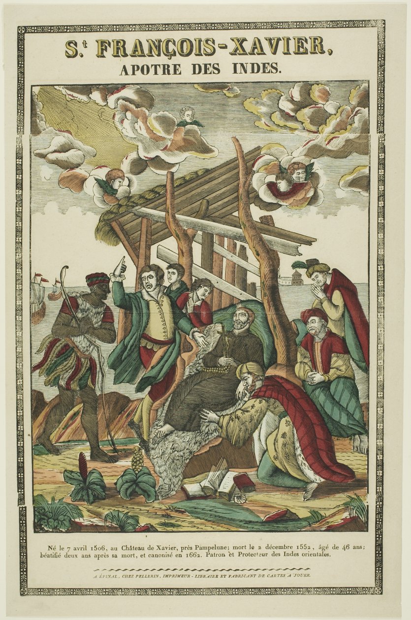 Francis Xavier, apostel for de indiske øer af Jean Charles Pellerin