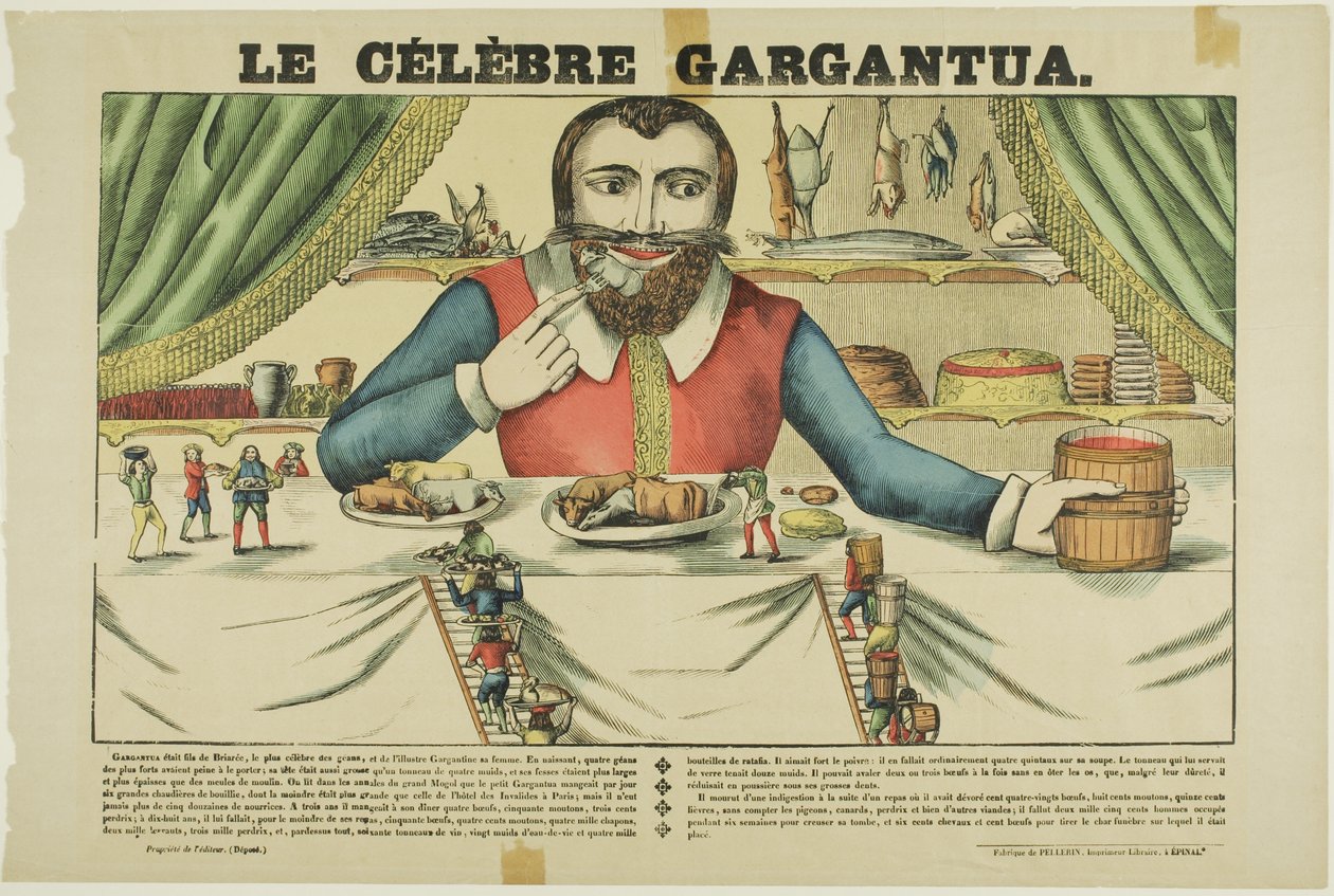 Den berømte Gargantua af Jean Charles Pellerin
