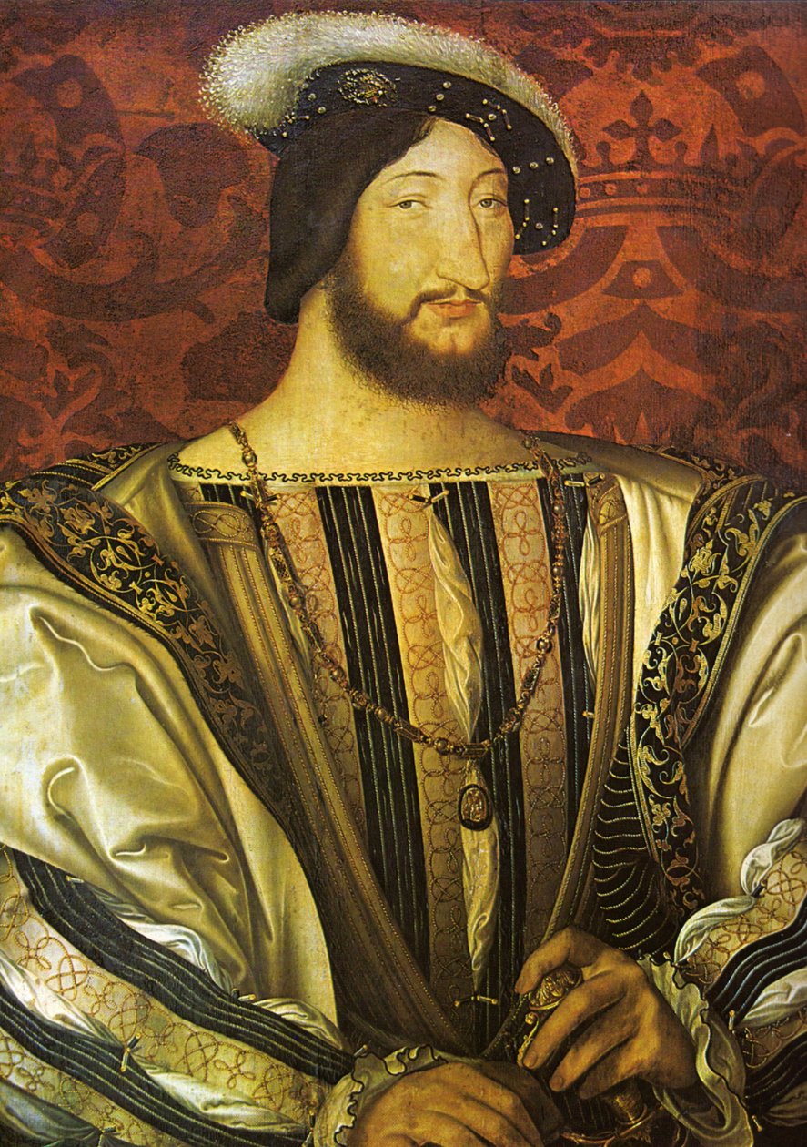 François I, konge af Frankrig af Jean Clouet