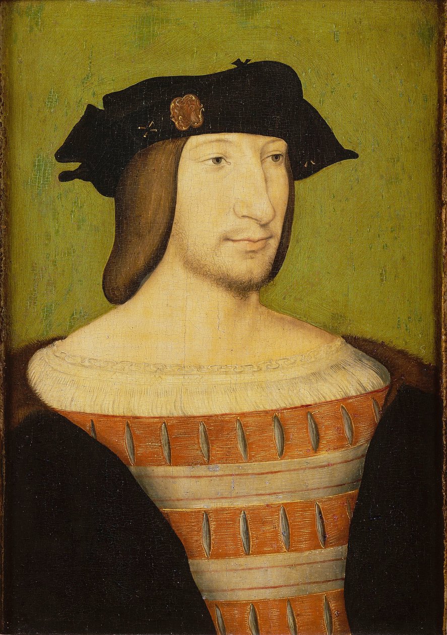 Portræt af François I (1494-1547), konge af Frankrig af Jean Clouet