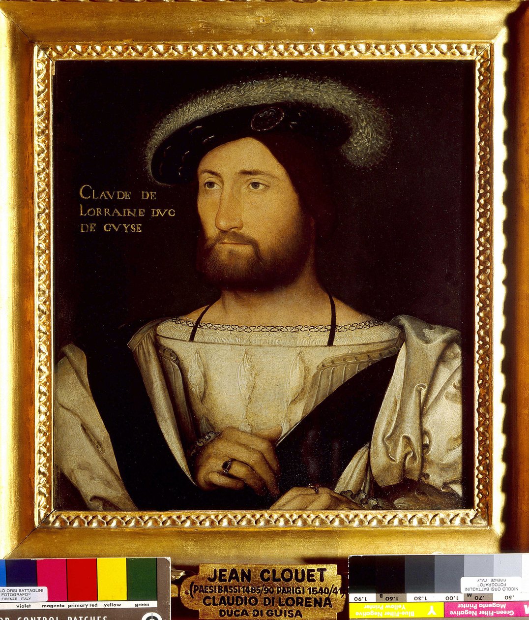 Portræt af Claude de Lorraine, den første hertug af Guise af Jean Clouet