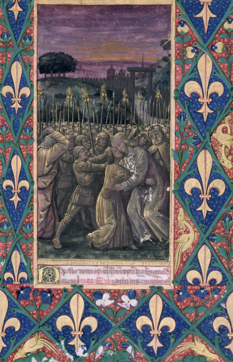 Fru Lat. Q.v.I.126 f.100 The Kiss of Judas, fra 