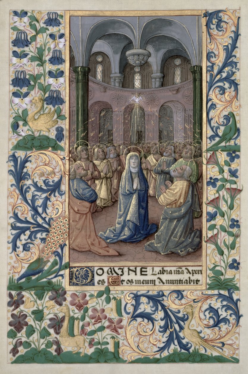 Fru Lat. Q.v.I.126 f.86v Pinsedag, fra 