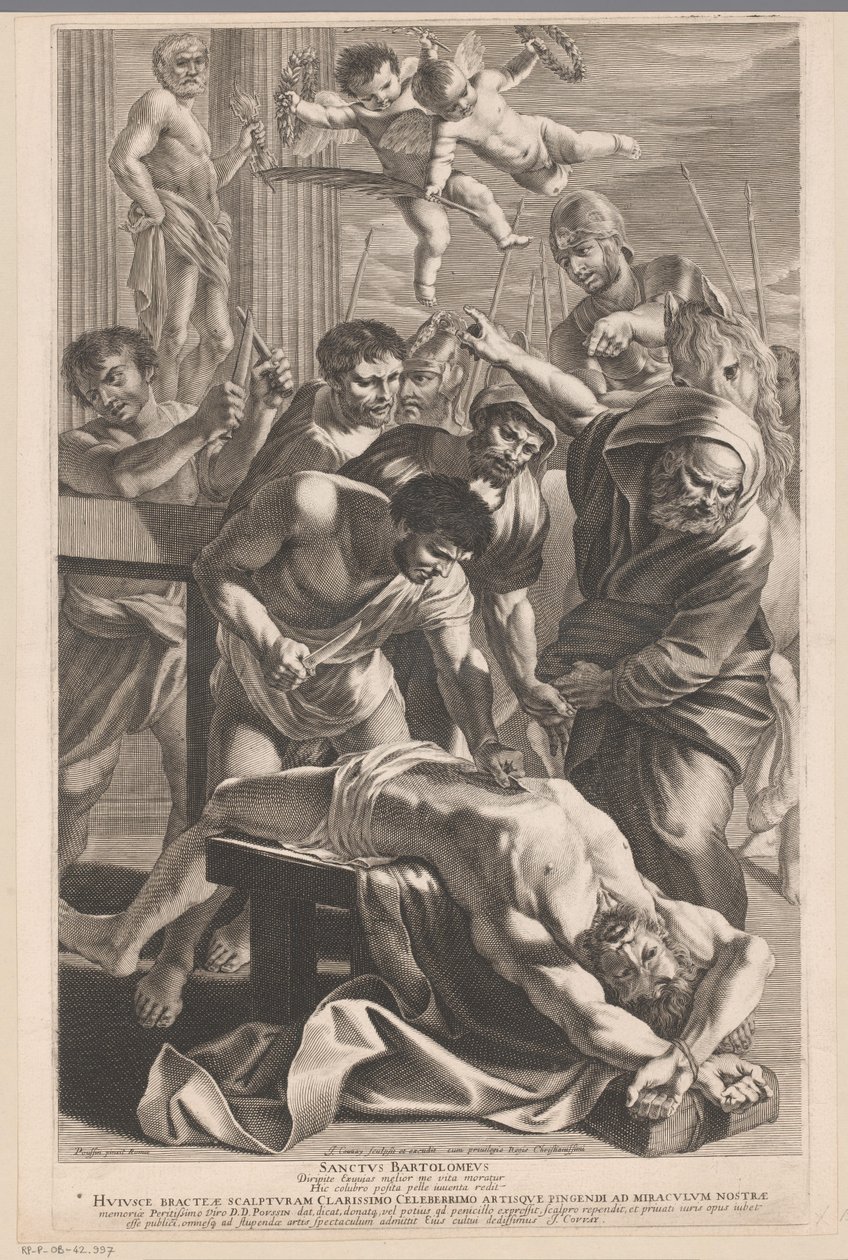 Saint Bartholomews martyrium af Jean Couvay
