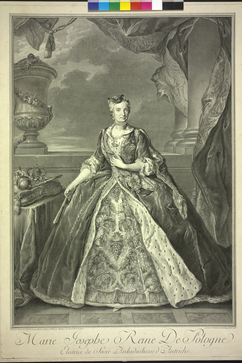 Ærkehertuginde af Østrig Marie Josefa af Jean Daullé