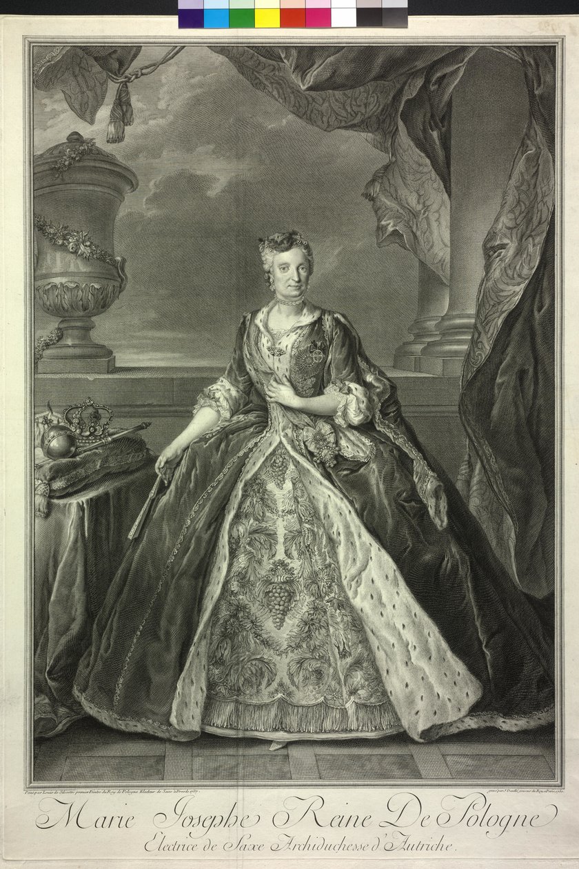 Ærkehertuginde af Østrig Marie Josefa af Jean Daullé