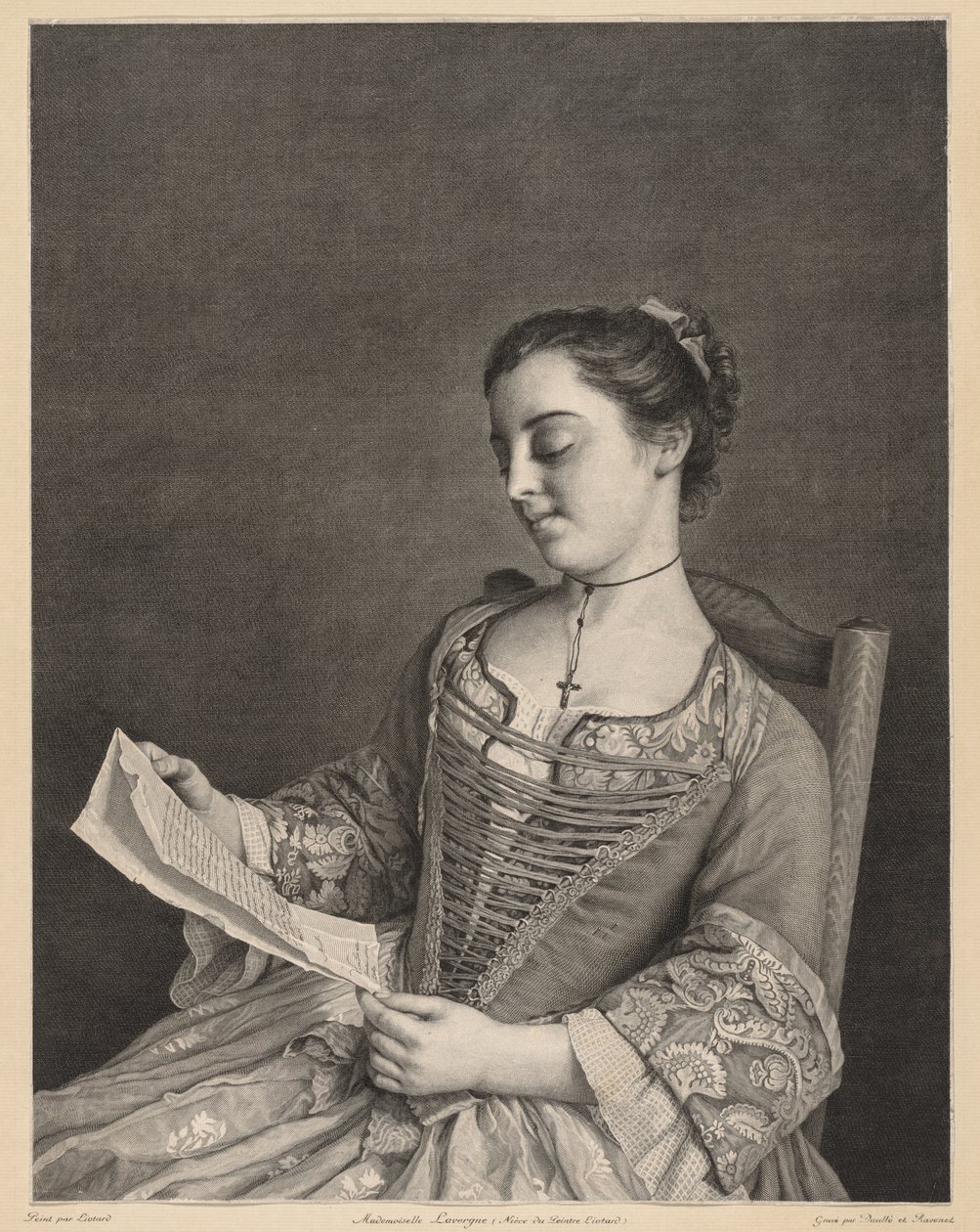 Frøken Lavergne af Jean Daullé