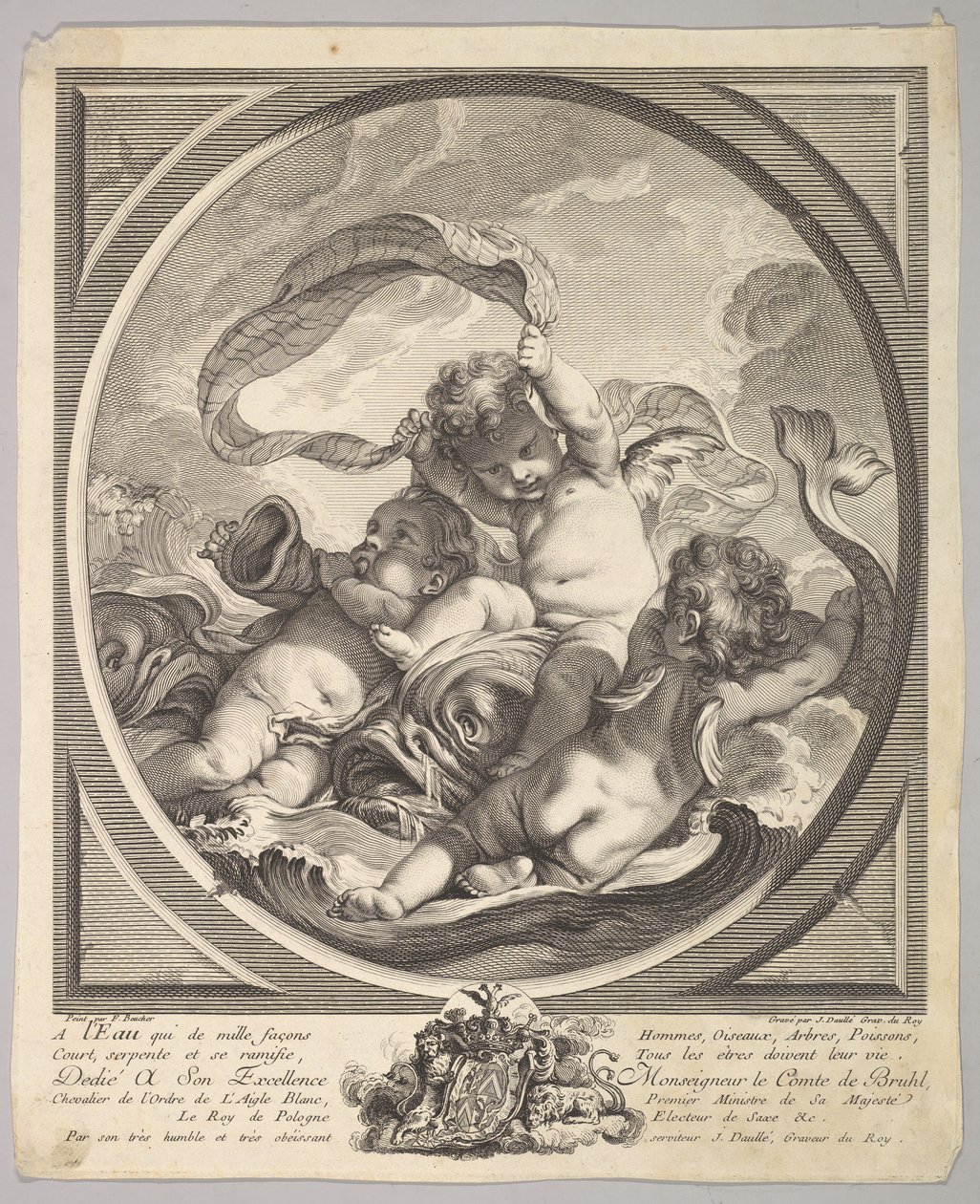 Vand, ca. 1748. af Jean Daullé