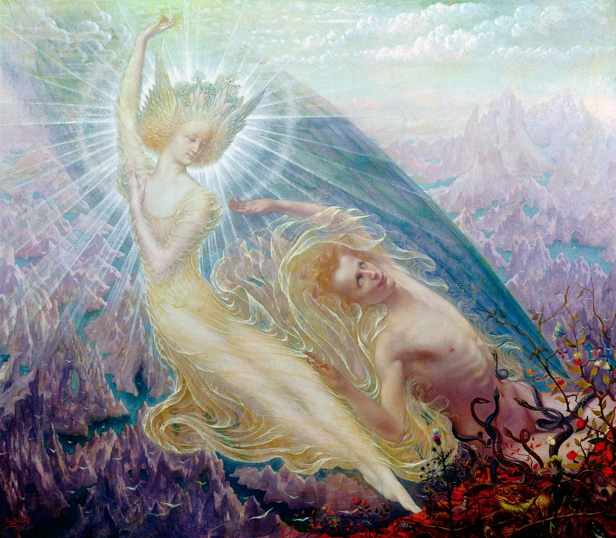 Pragtfuldhedens engel af Jean Delville