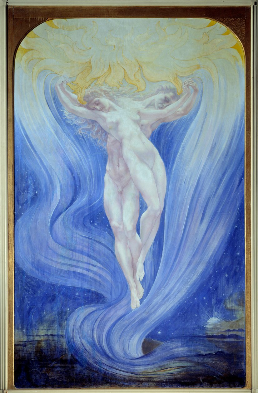 Sjælenes kærlighed af Jean Delville