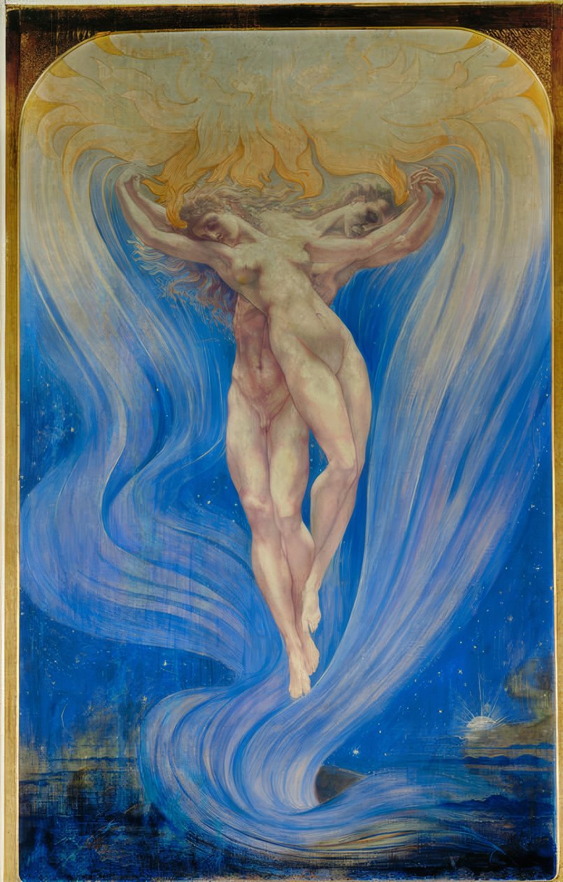 Sjælenes kærlighed af Jean Delville