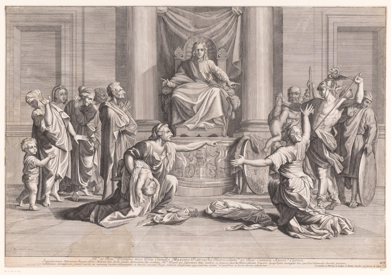 Salomons dom af Jean Dughet (attributed to)