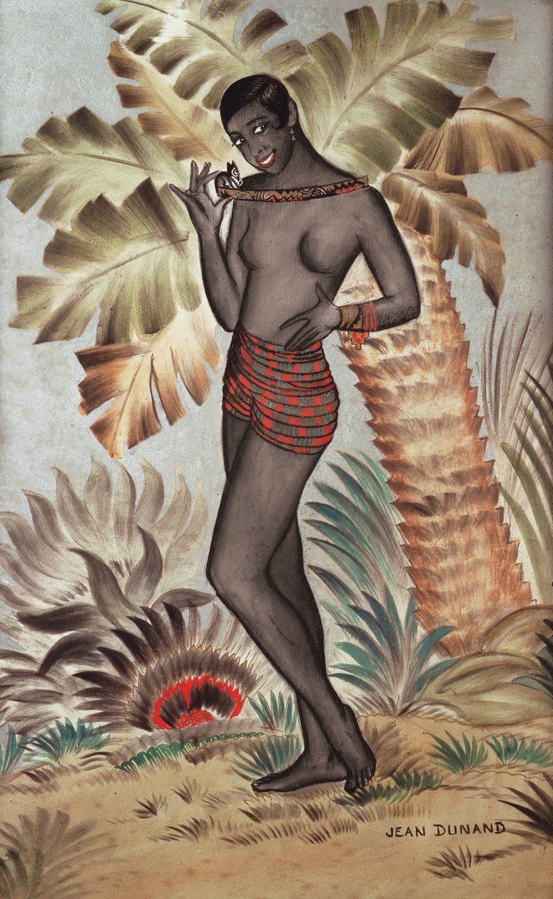 Josephine Baker af Jean Dunand