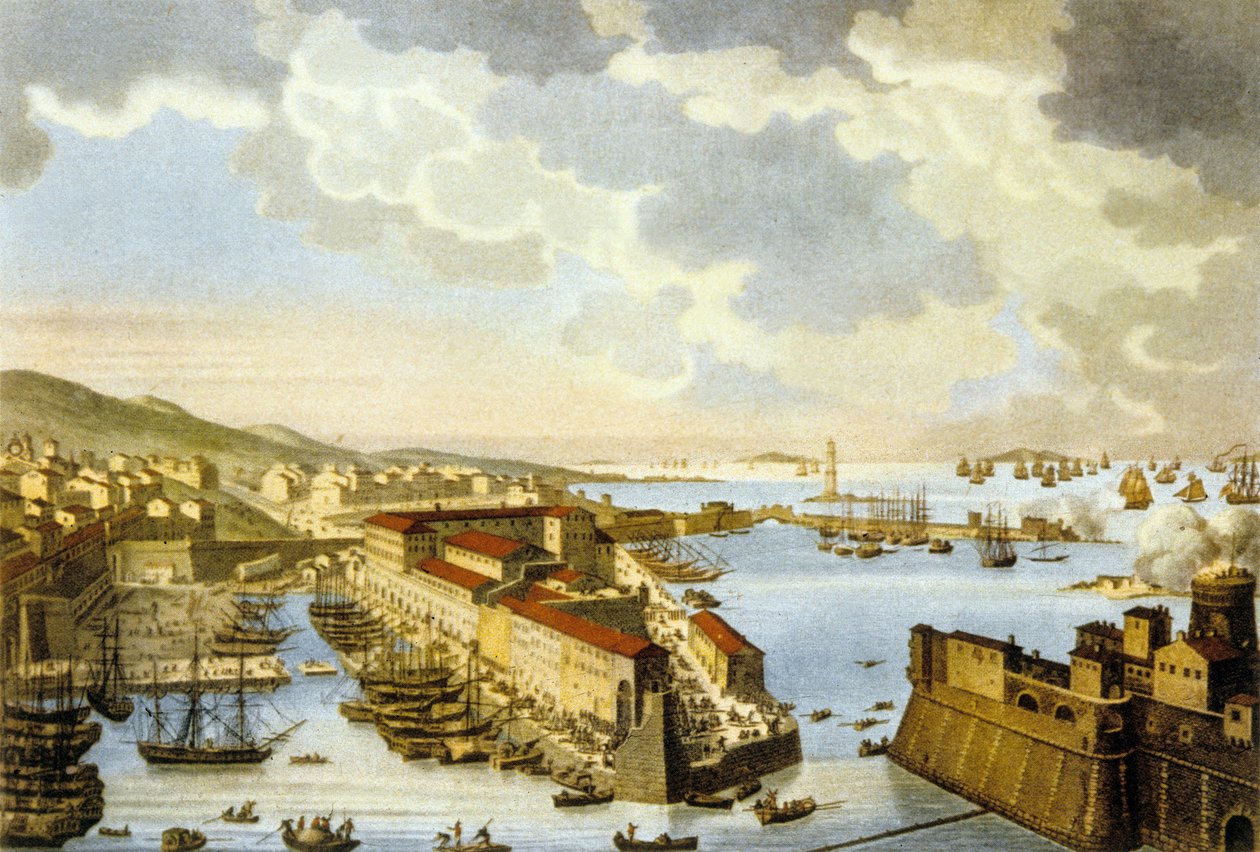 Valletta, Malta af Jean Duplessi Bertaux