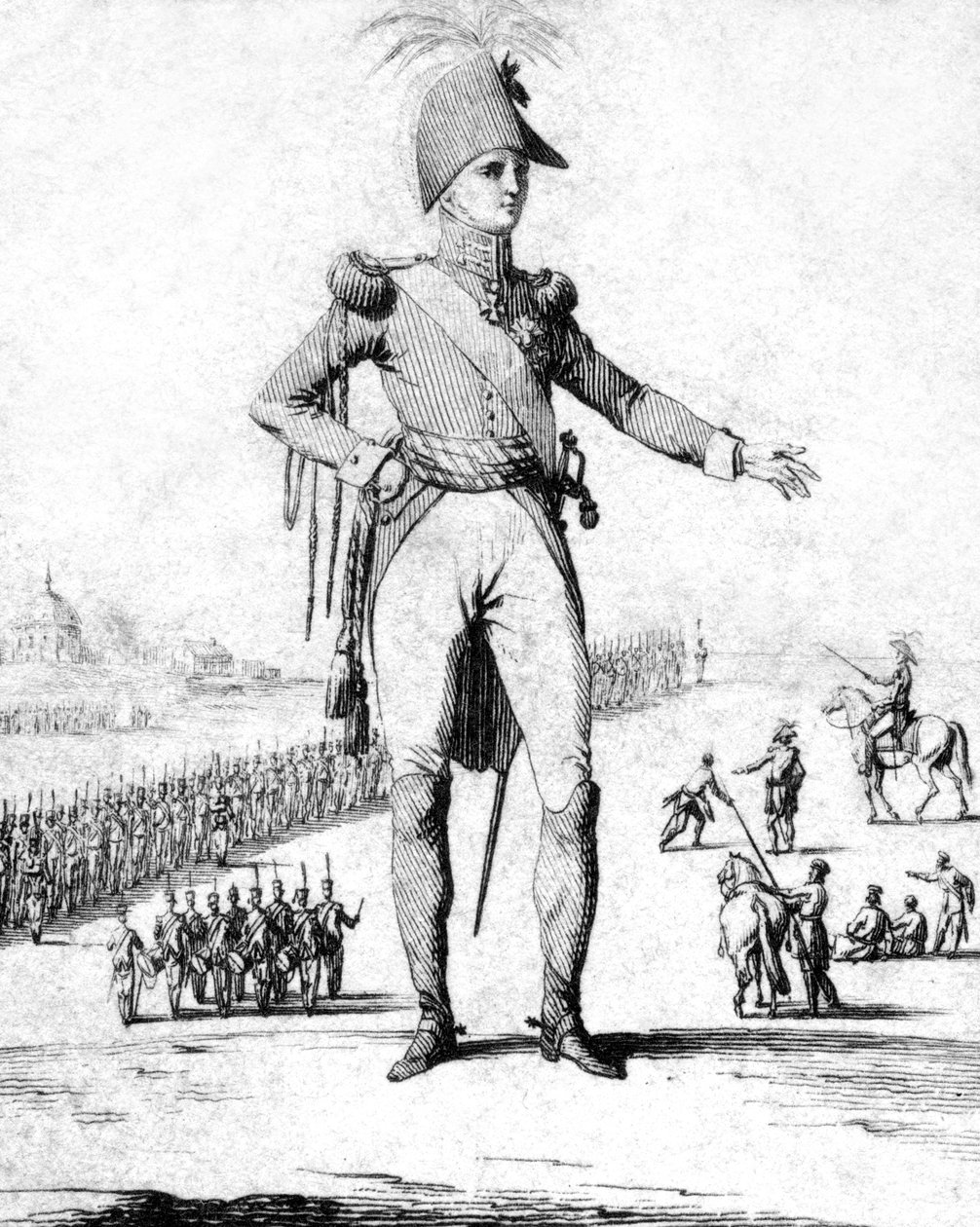 Alexander I af Rusland, Ruslands kejser, begyndelsen af det 19. århundrede. af Jean Duplessis Bertaux