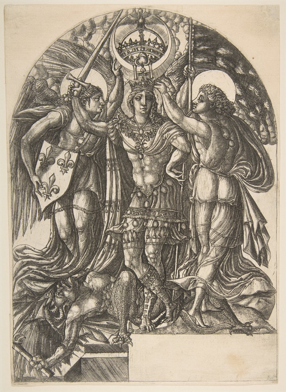 Henri II, konge af Frankrig, mellem Frankrig og berømmelse, ca. 1548. af Jean Duvet