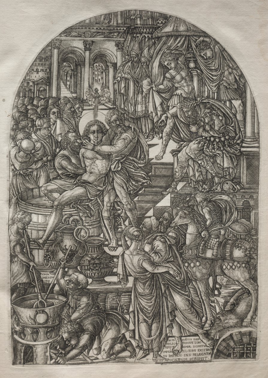 Apocalypse: Martyrdom af St. John the Evangelist af Jean Duvet
