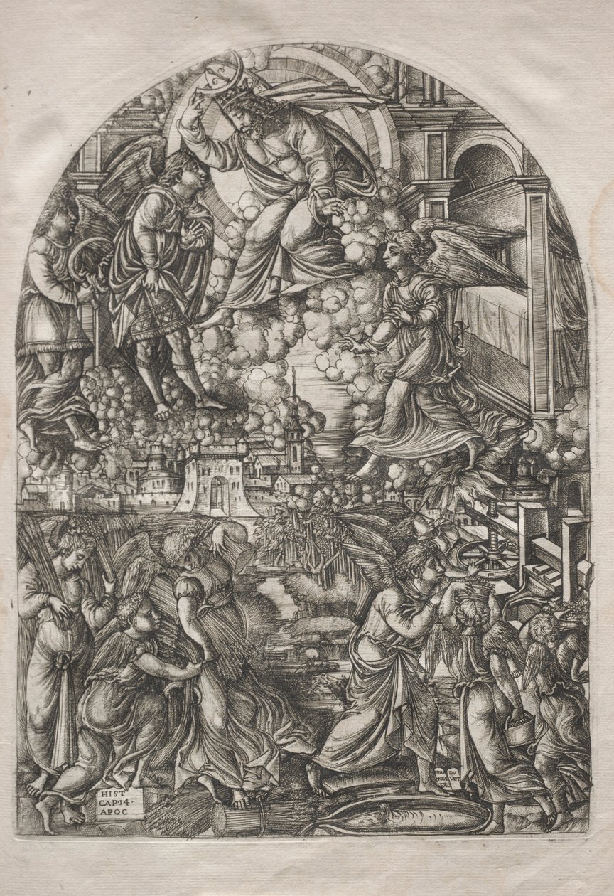The Apocalypse: The Winepress of the Wrth of God, 1546-1556. af Jean Duvet