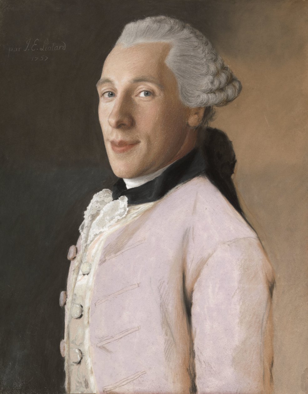 Joachim Rendorp af Jean Etienne Liotard (signed by artist)