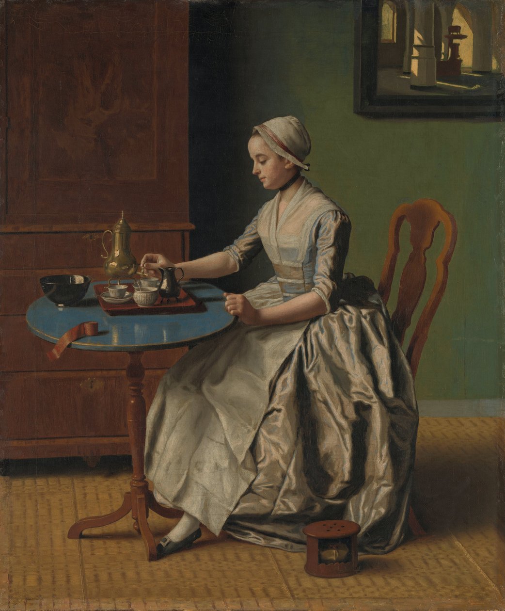 Hollandsk pige til morgenmad af Jean Étienne Liotard