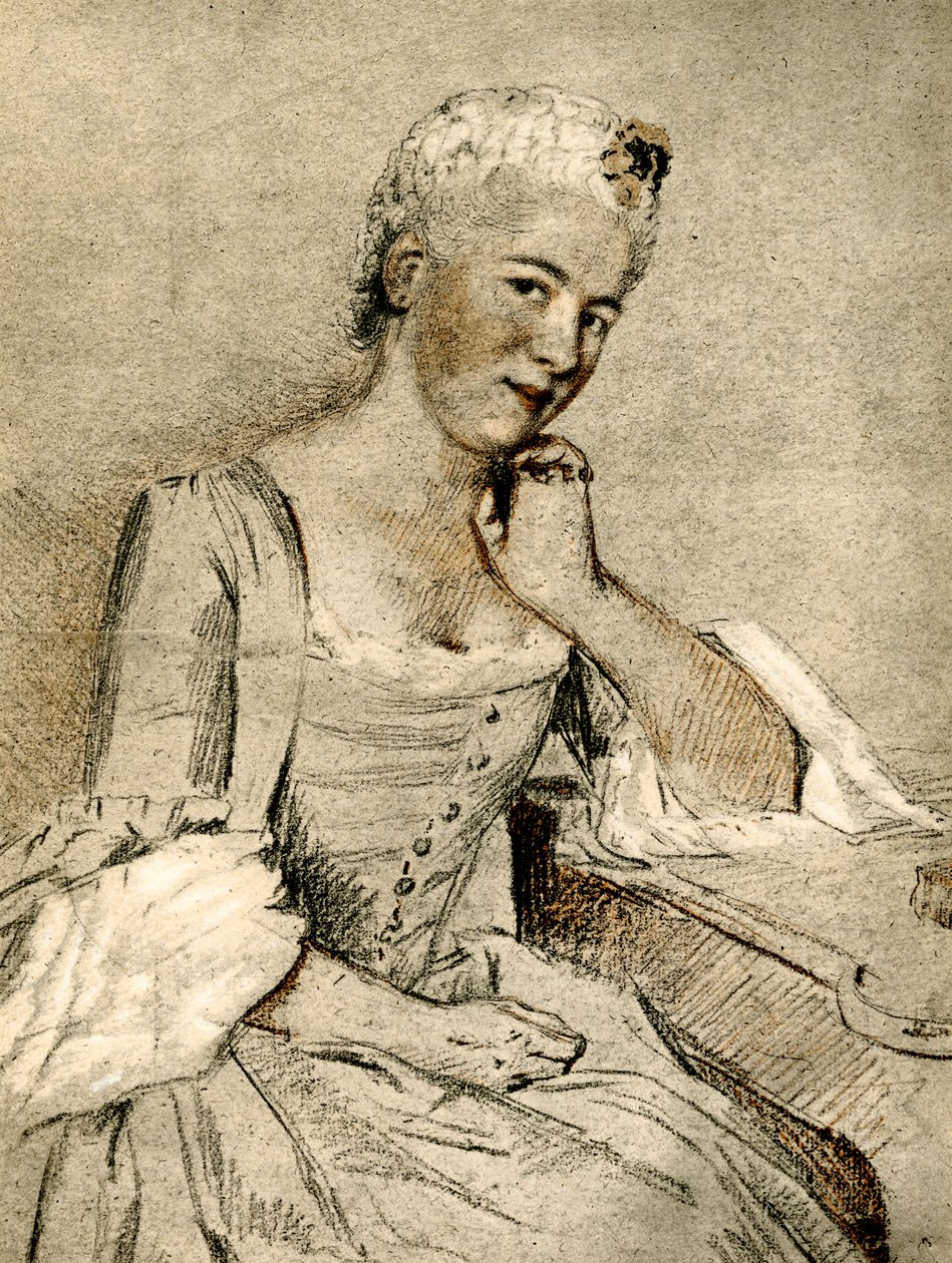 Jeanne Natoire af Jean Étienne Liotard