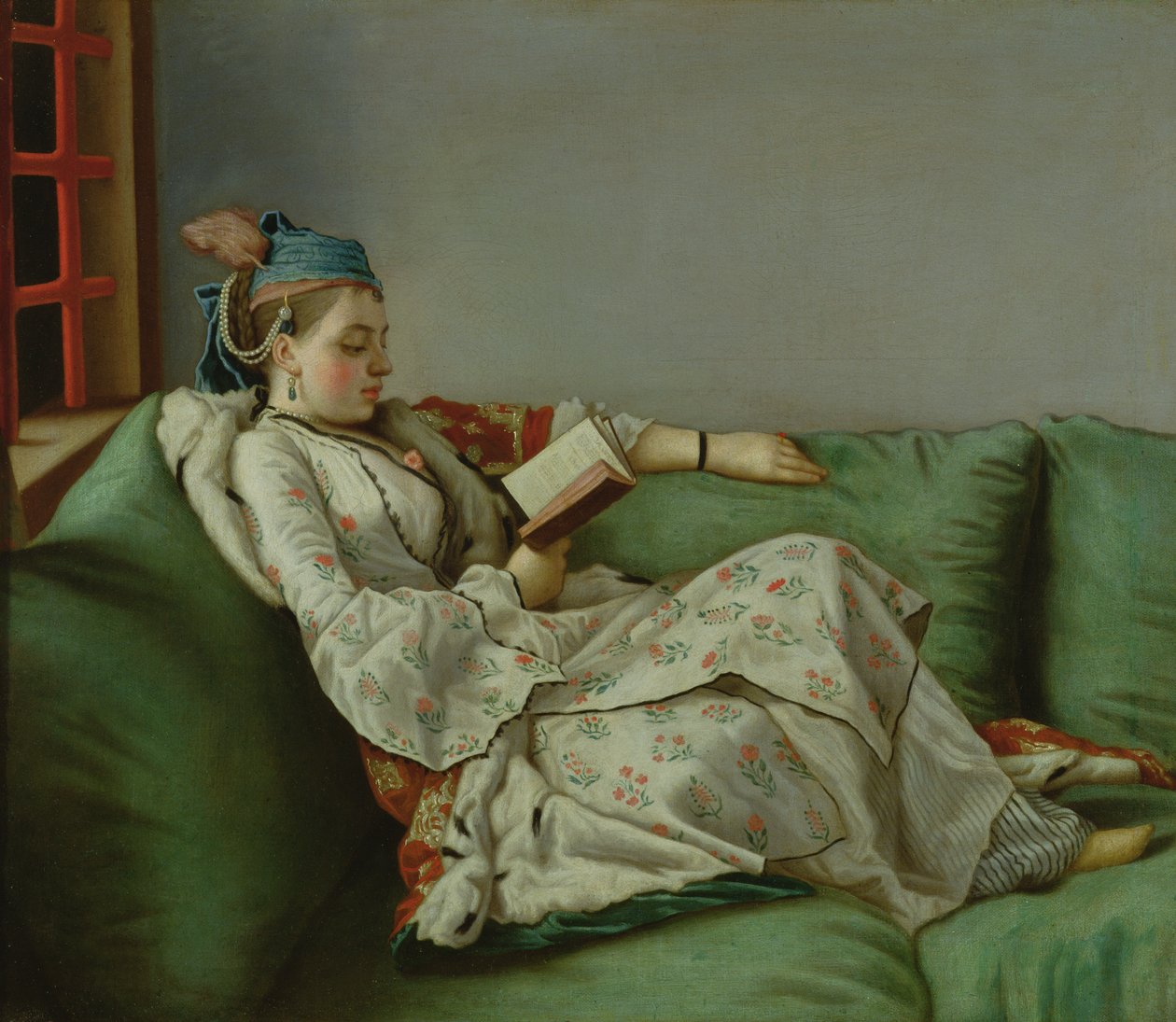 Maria Adelaide fra Frankrig i tyrkisk dragt, 1753 af Jean Étienne Liotard