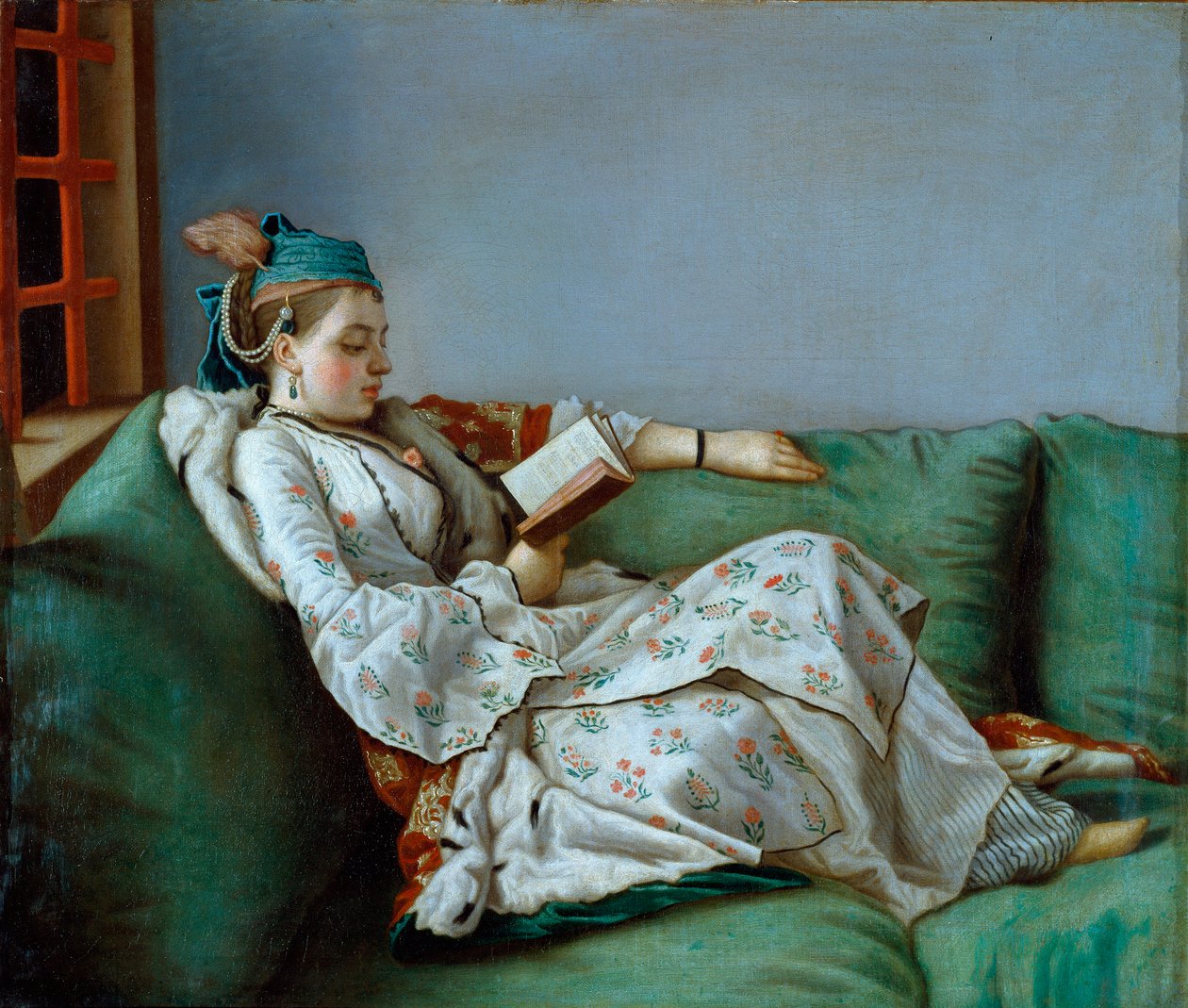 Maria Adelaide fra Frankrig i tyrkisk dragt, 1753 af Jean Étienne Liotard