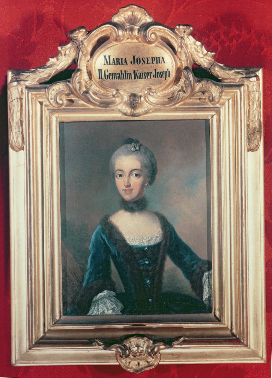 Maria Josepha af Bayerns anden hustru til Joseph II (1741-90), den hellige romerske kejser af Jean Étienne Liotard