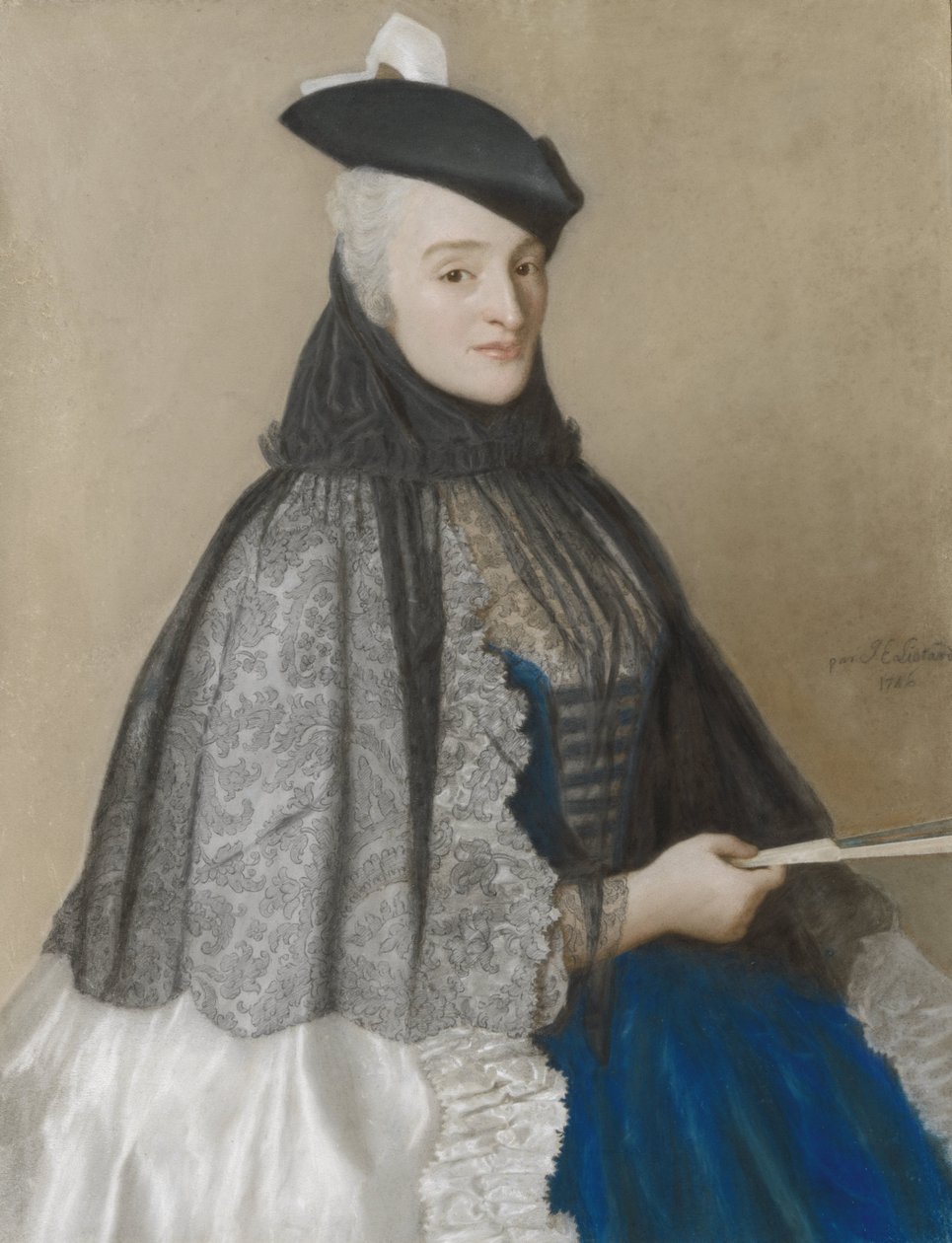 Portræt af Catherine Bégon Portræt af Catherine Bégon, hustru til Joseph Bouër af Jean Étienne Liotard