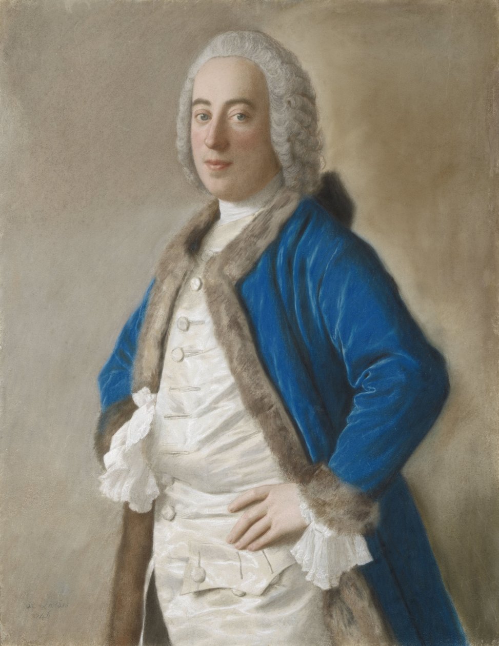 Portræt af Joseph Bouër Portræt af Joseph Bouër, købmand i Genova af Jean Étienne Liotard