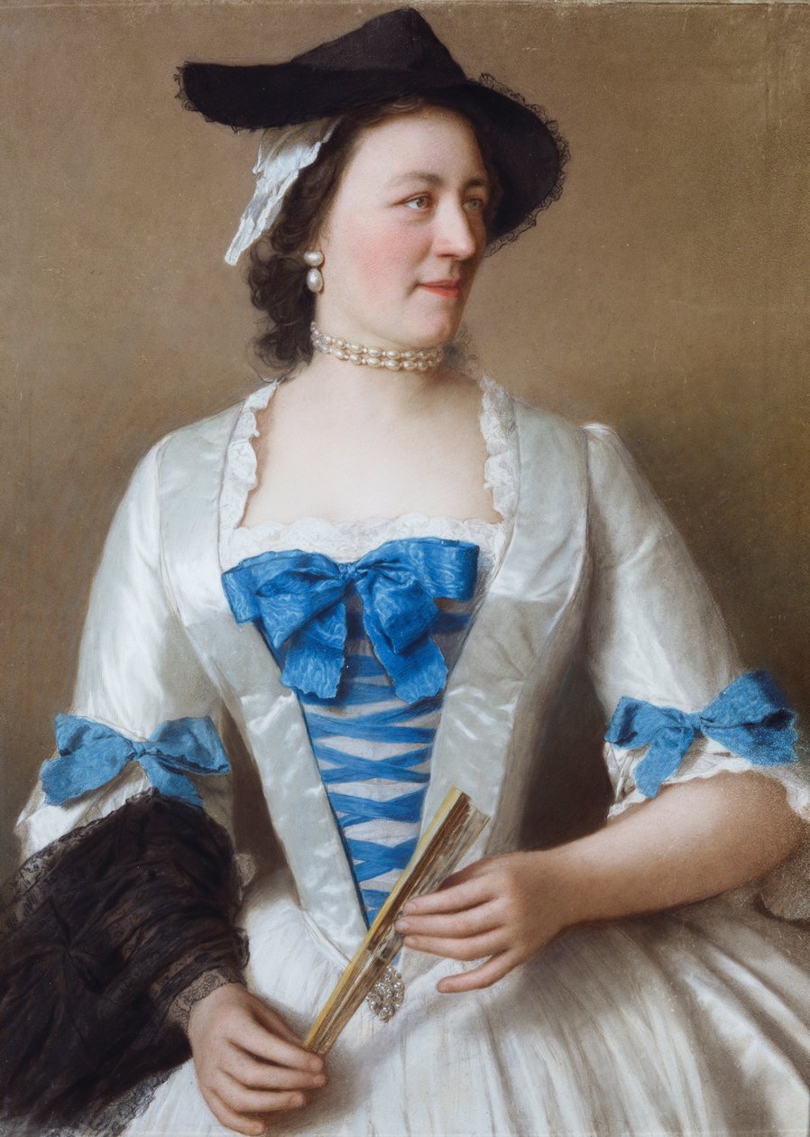 Portræt af Lady Tyrell af Jean Étienne Liotard