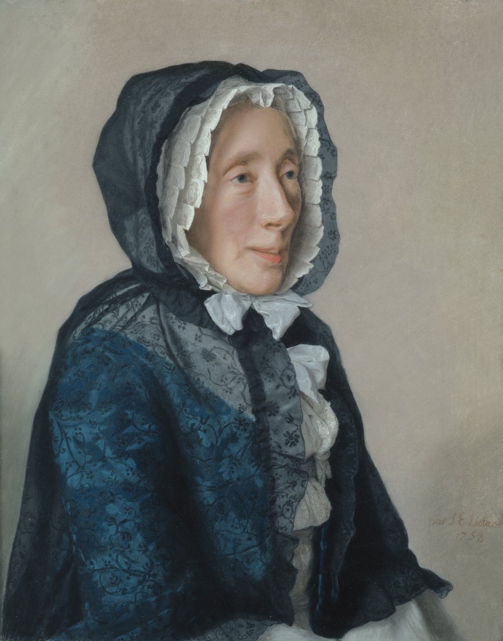 Portræt af Madame Tronchin, 1758 af Jean Étienne Liotard
