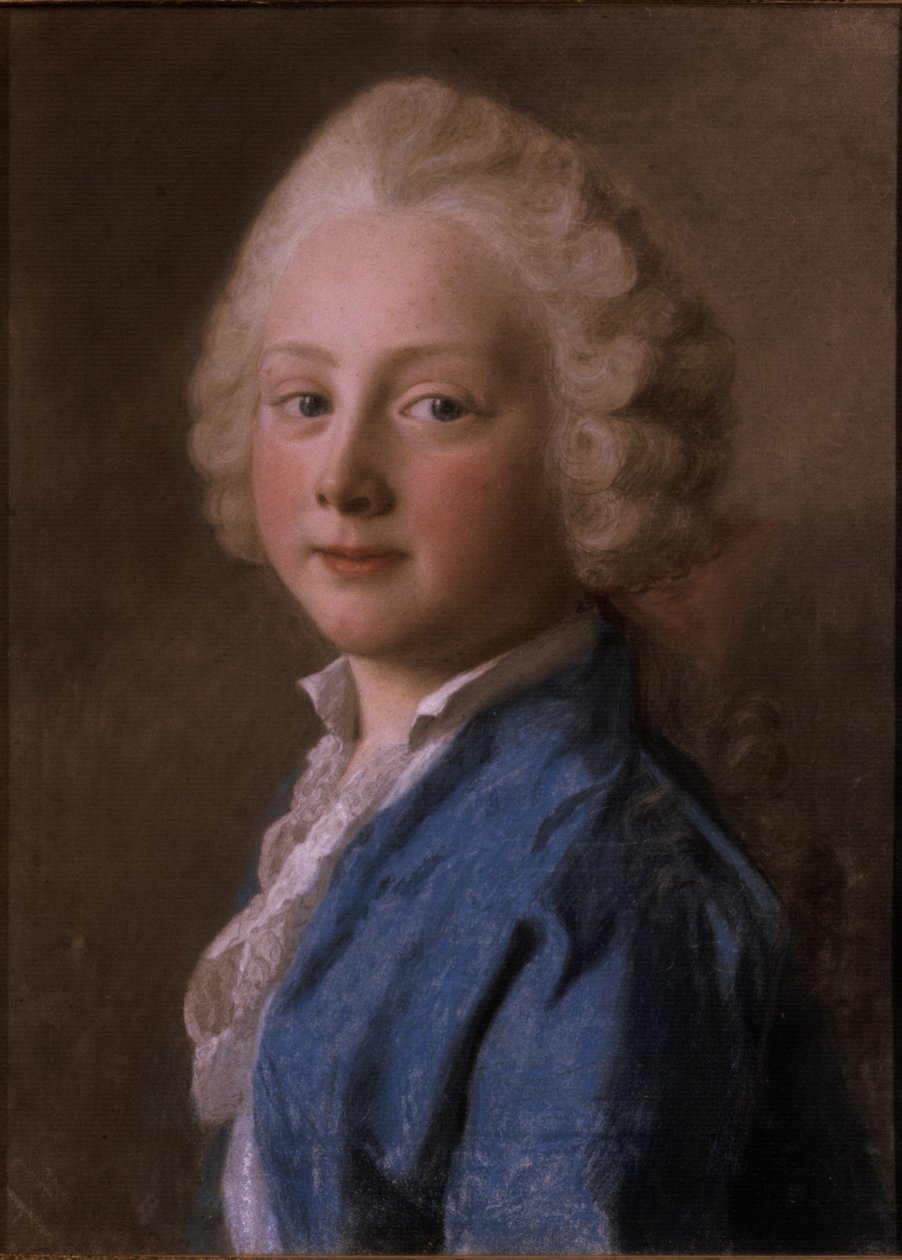 Portræt af prins Frederik af Sachsen-Gotha-Altenburg, 1746 (pastel) af Jean Étienne Liotard