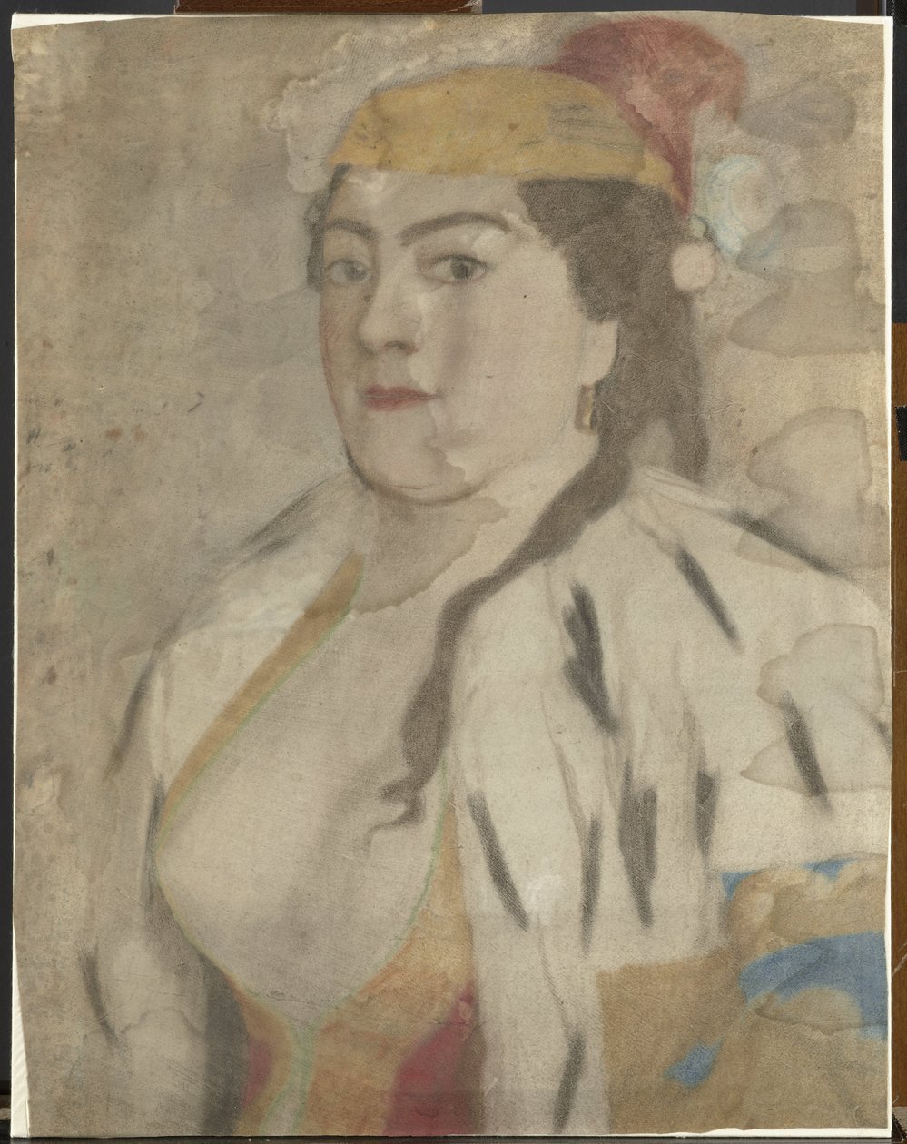 Portræt af en ukendt kvinde fra Istanbul af Jean Étienne Liotard