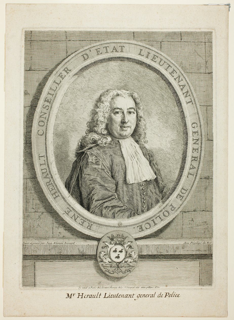René Hérault af Jean Étienne Liotard